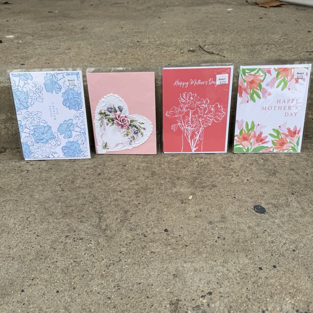 VTG Sealed Mother's Day Cards 4 Count